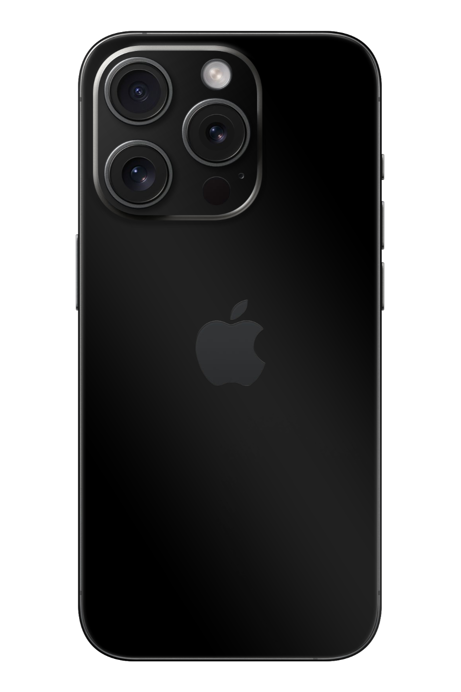 Skin iPhone - Noir de jais (lucios)