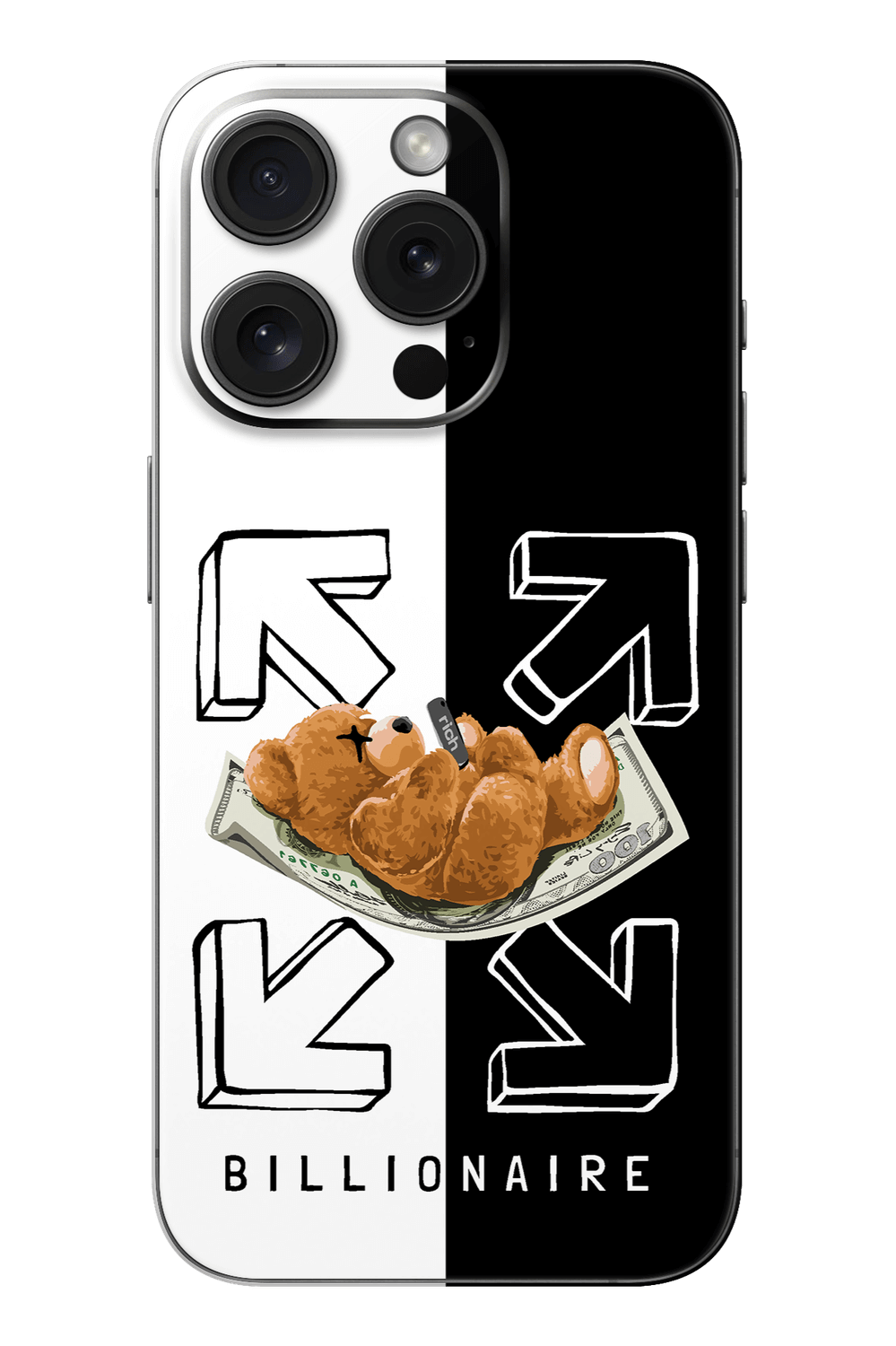 Skin iPhone - Teddy Milliardaire