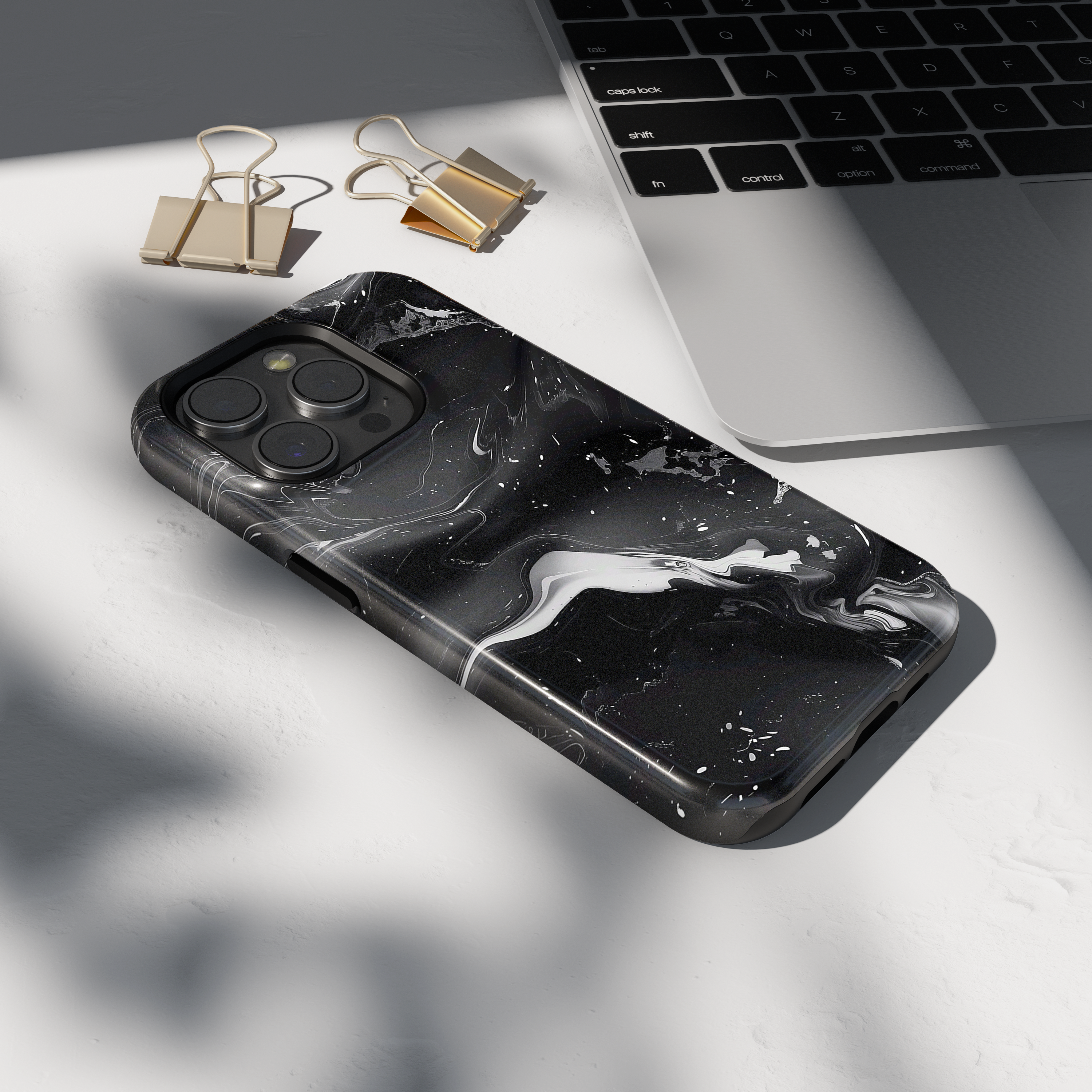 Case iPhone - MARBRE NOIR