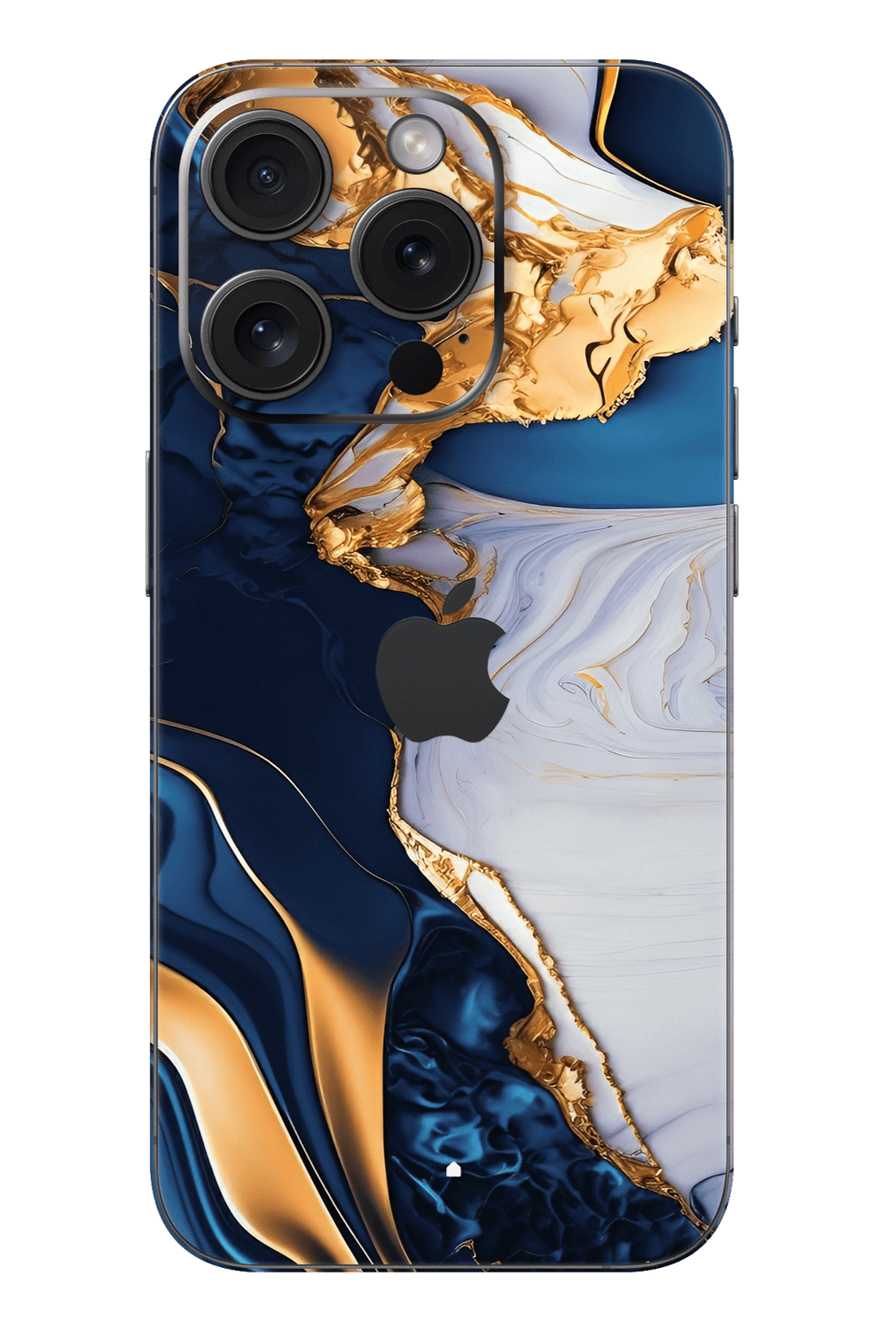 Skin iPhone - Bleu Or
