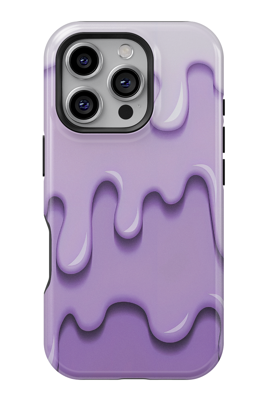 Case iPhone - GOUTTES VIOLETTES