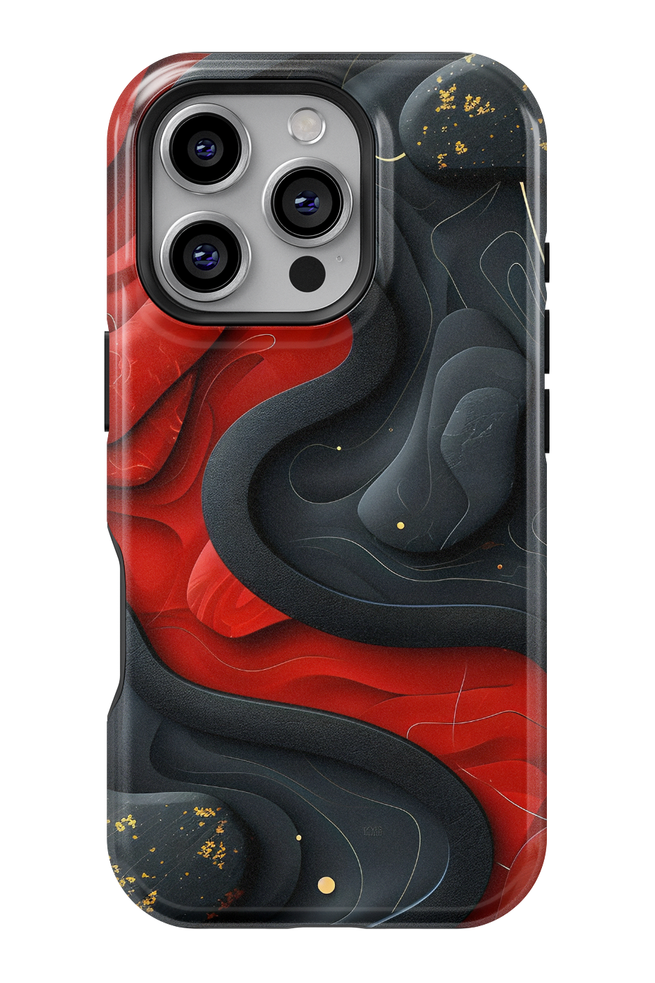 Case iPhone - ROUGE NOIR