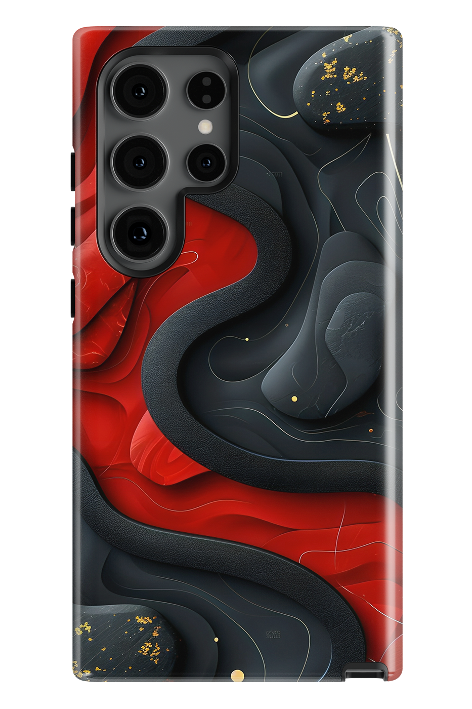 Case Samsung - ROUGE NOIR