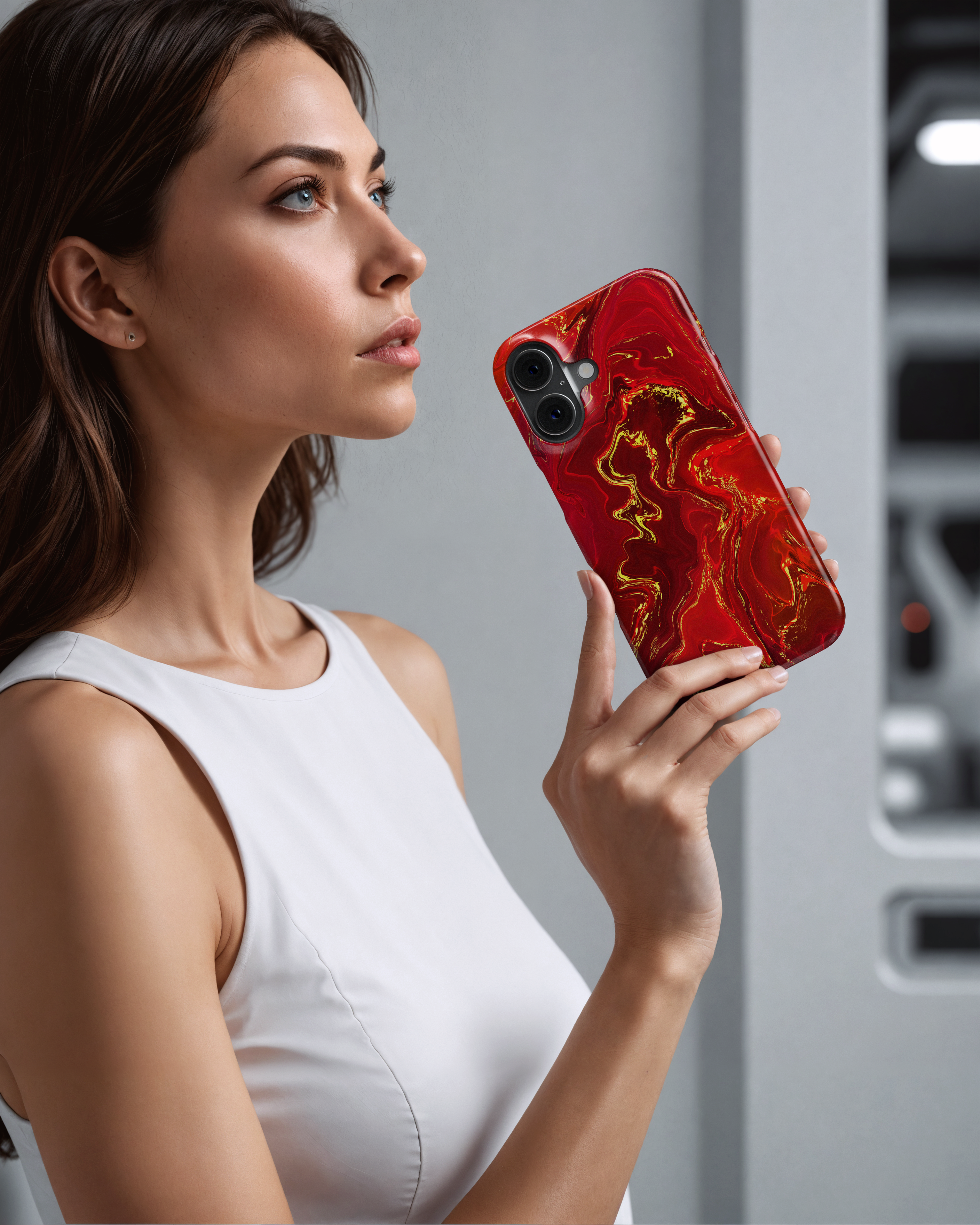 Case iPhone - RED GOLD