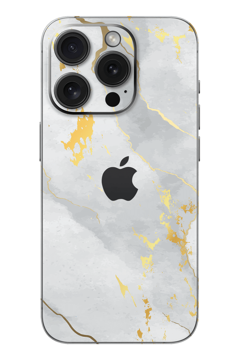 Skin iPhone - Marbre Or Blanc