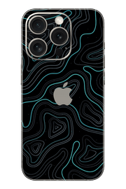 Skin iPhone - Blue Damasc
