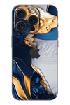 Skin iPhone - Bleu Or