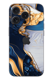 Skin iPhone - Blue Gold