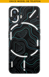 Skin ANY PHONE - Blue Damascus