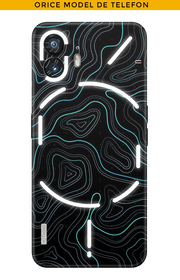 Skin DE TOUT TÉLÉPHONE - Bleu Damas