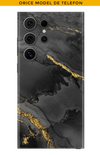 Skin TOUT TÉLÉPHONE - Noir avec or 22k