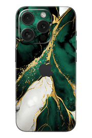 Skin iPhone - Émeraude Or