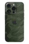 Skin iPhone - Camo Vert 3D