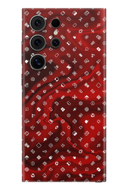 Skin Samsung - Icons Red