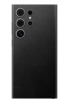 Skin Samsung - Black leather aspect (full grain)