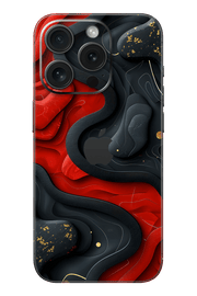 Skin iPhone - Red Black