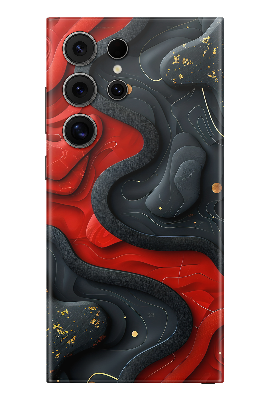 Skin Samsung - Rouge Noir