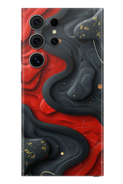 Skin Samsung - Rouge Noir