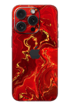 Skin iPhone - Marbre Rouge Or