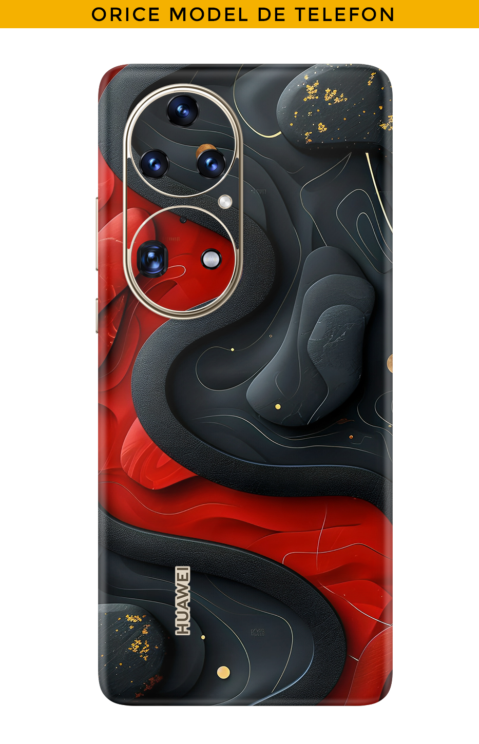 Skin TOUT TÉLÉPHONE - Rouge Noir