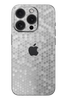 Skin iPhone - Nid d'Abeille Argenté 3D