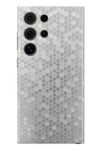 Skin Samsung - Nid d'Abeille Argenté 3D