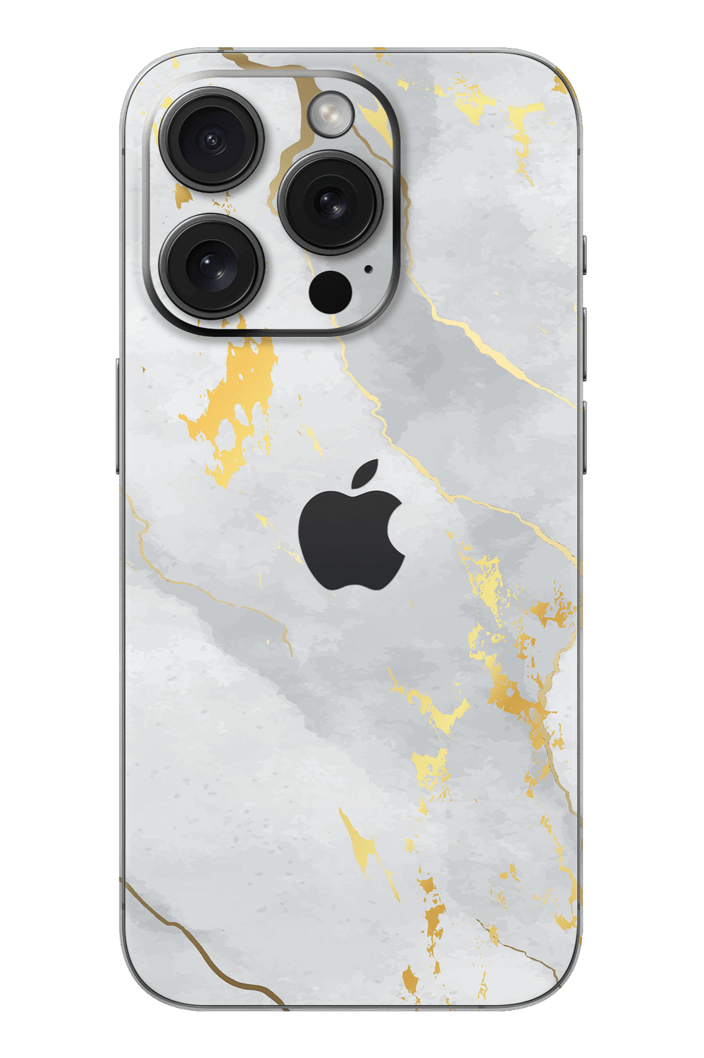 Skin iPhone - Marbre Blanc Or